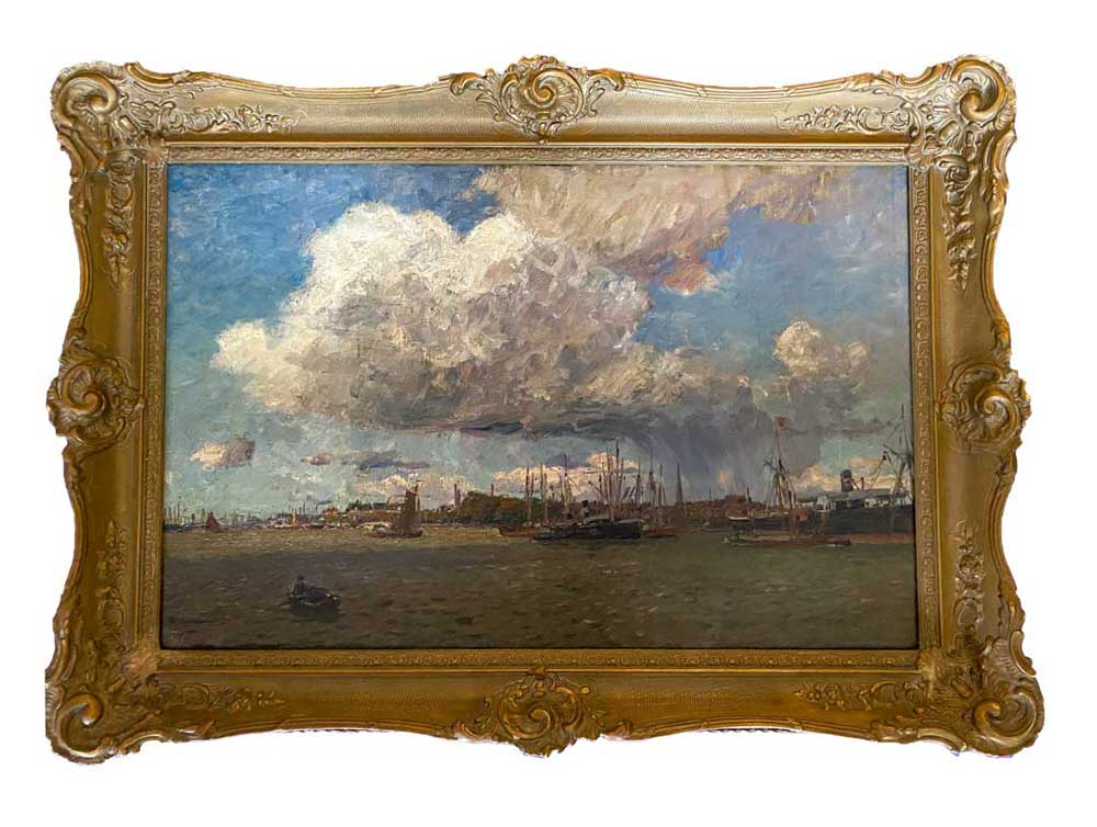 Friedrich Kallmorgen „Im Hafen von Rotterdam“ in Neuwied